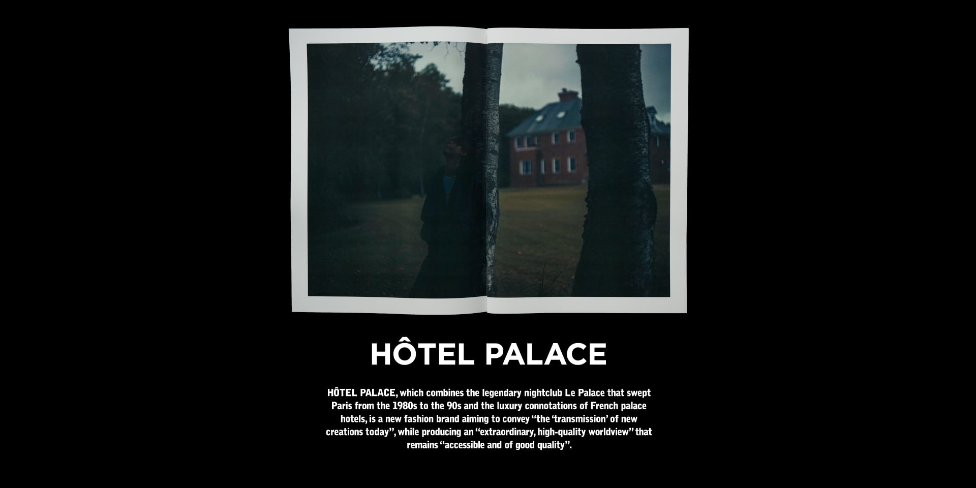 HOTEL PALACE 2024 AUTUMN & WINTER COLLECTION
